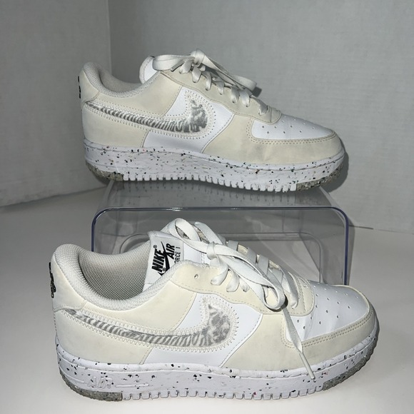 Nike Womens Air Force 1 Crater Sneakers Shoes White Size 8 - Picture 8 of 9